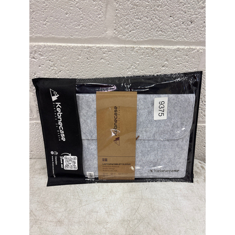 Kebnecase Nordic Stylish 12" Laptop Sleeve/Laptop case/Computer Bag Grey Felt