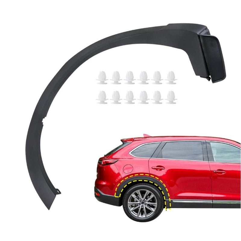 COOL STAR Rear Right Passenger Side Wheel Fender Flares For Mazda CX-9 16-2023