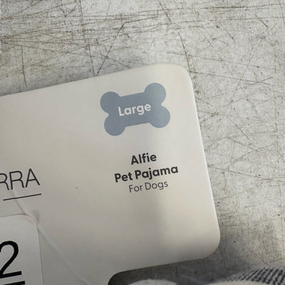 Koolaburra by UGG Pet Alfie Pajama w Hood Dog 17-18" Collar Gray Plaid - Large