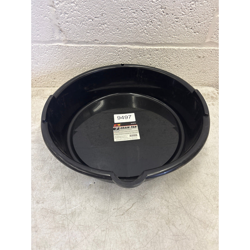 Performance Tool W4070 Drain Pan, 7 Quart Capacity, Oil Change, Car, Auto Tools
