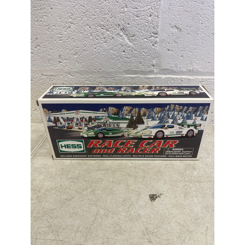 2009 Hess Toy Truck Race Car and Racer with Lights & Sound New In Box