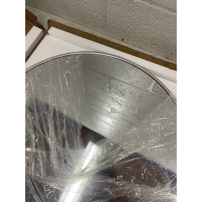 Fabuday Silver Circle Mirror for Wall 20 inch, Round Mirrors, Bathroom, Entryway