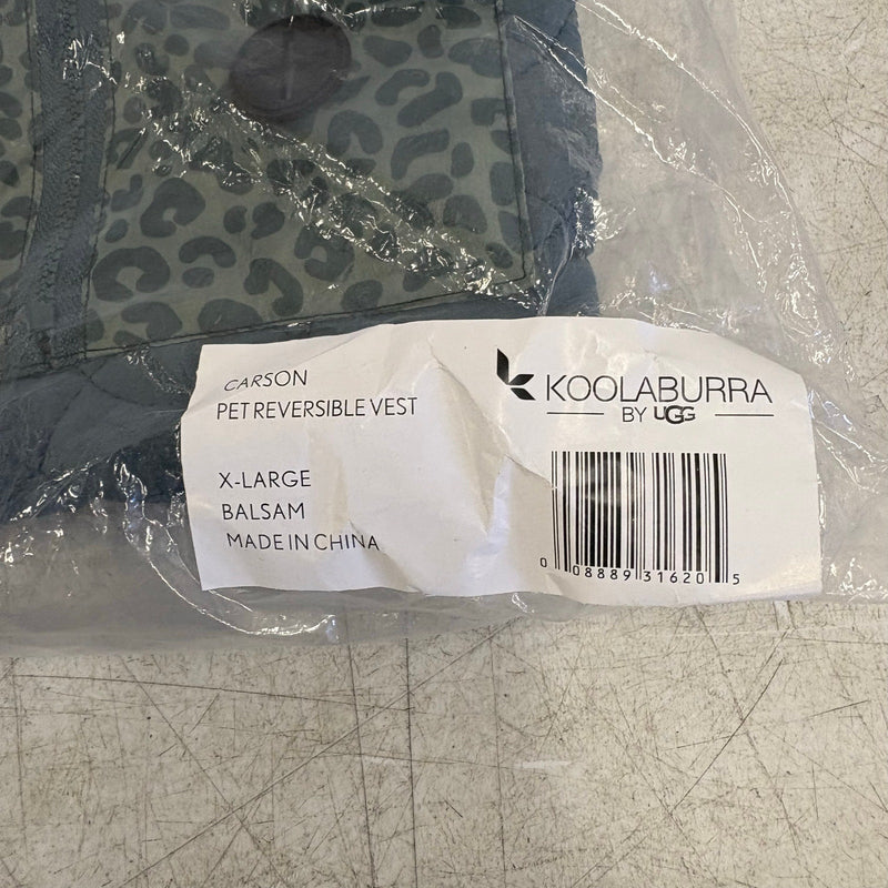 Koolaburra by UGG Pet Carson Reversible Dog Vest - 20-21" Collar, Green - XL