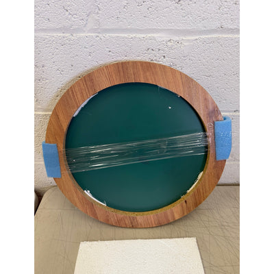Sedas Living Units 16.5 " Round Mirror with 1.5" Wood Frame, Circular Mirror