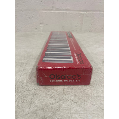 Olsa Tools SAE Socket Set 13pc, 3/8-Inch Drive, 6-Point Deep Socket Set 1/4"-1"