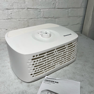 Honeywell Air Purifier 100sqft, Dual Action Air Filter, Tabletop, White HHT270