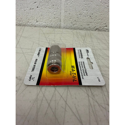 Milton S-743 5 In ONE Universal Quick-Connect Coupler, 1/4" FNPT M-A-T-V-L Style