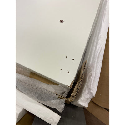 Tribesigns 8FT Conference Table, Modern Boat Shaped Meeting Table White & Black