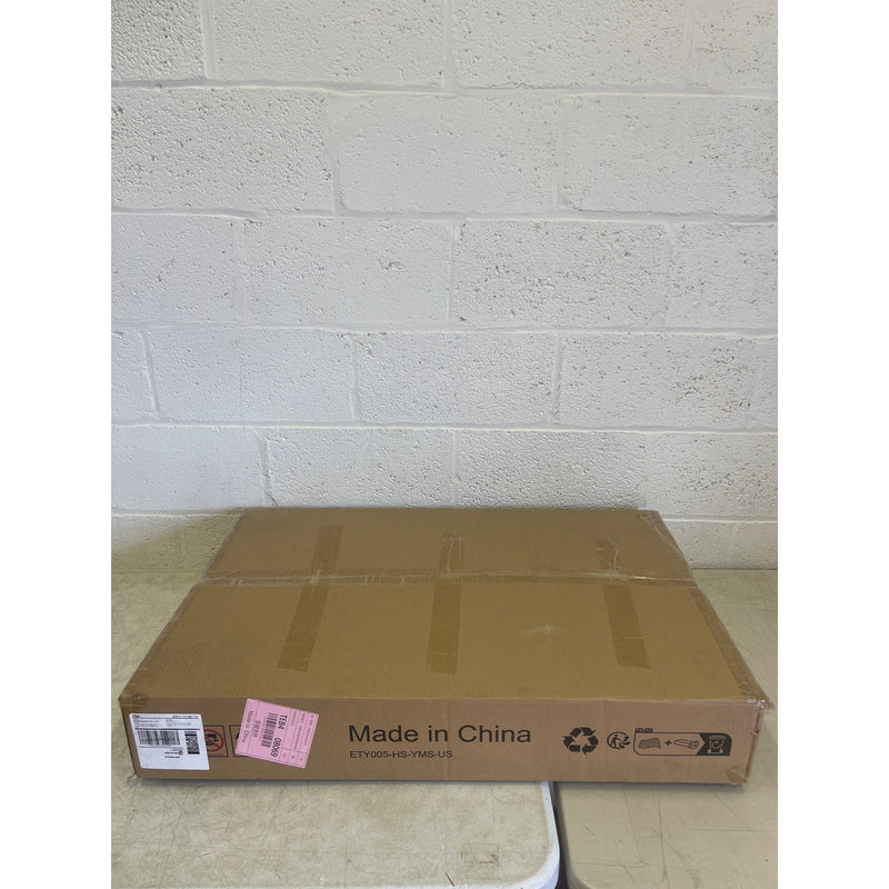 Wooden High Chair Adjustable Height Easy to Clean Toddler Highchair Brown/Gray