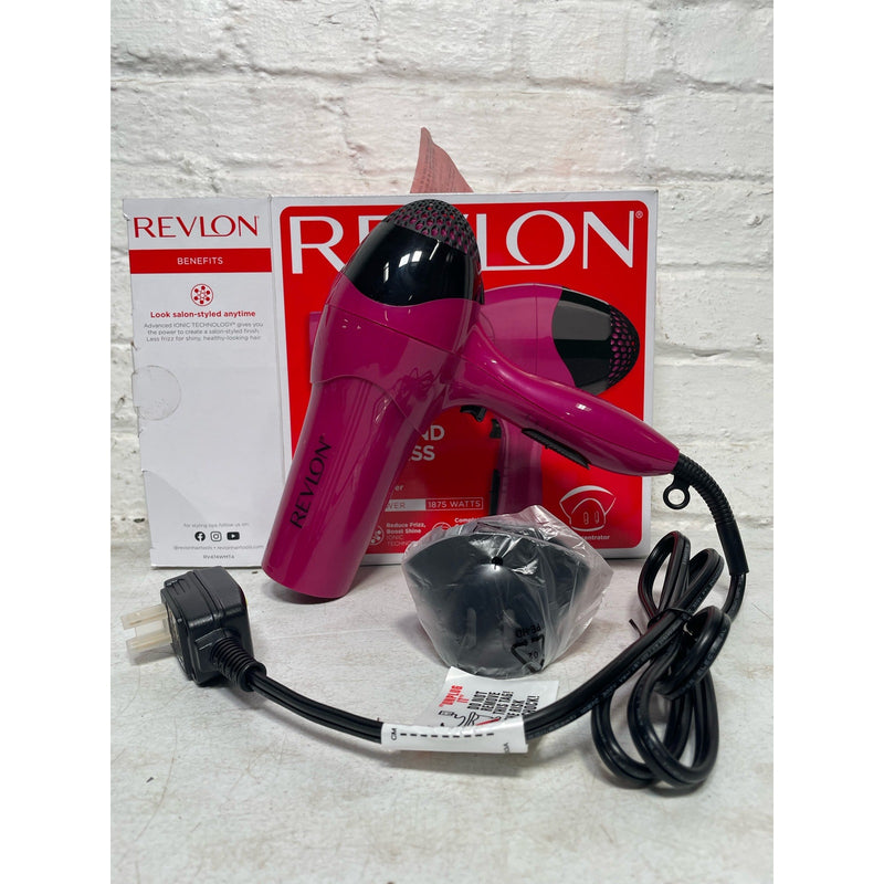 Revlon Frizz Control Hair Dryer 1875 Watt 3 Heat/Speed Settings, Corded Electric
