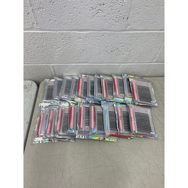 LOT-OF-20-Sets DIY Eye Lash Clusters Extensions Kit, 240pcs/ Set, 40D 9-16 mm