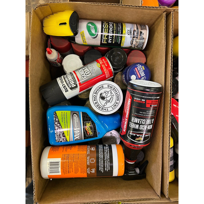 Auto Pallet over 300 Pieces of Auto Fluids, Maintenance, Interior & Exterior Cleaning
