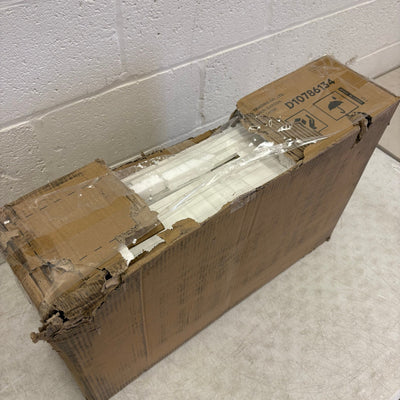 WLIVE TV Stand for 65" TV, Mid Century Entertainment Center w Storage Cabinets