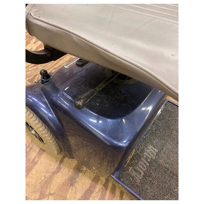 Pride Victory 3 Wheel Electric Scooter with Light & Horn - Blue - SEE DETAILS