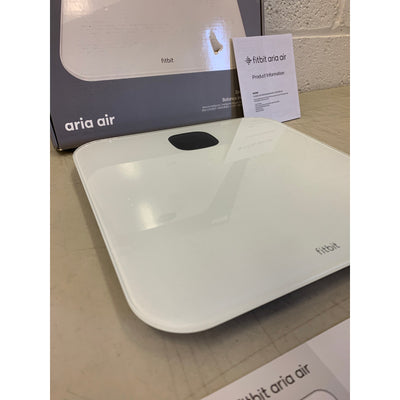 Fitbit Aria Air Bluetooth Digital Body Weight and BMI Smart Scale, White