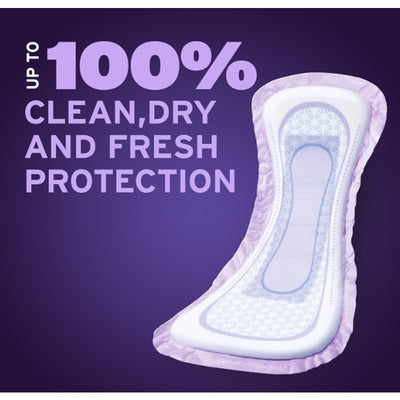 72-Count Poise Overnight Incontinence & Postpartum Pads for Bladder Leaks