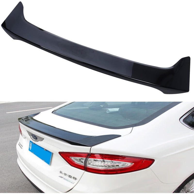 ECNEREFERR Trunk Lid Spoiler Wing Rear Wing Ford Fusion Mondeo 2013-2020 Black