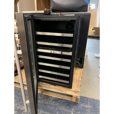 Danby Dual-Zone Wine Cooler Wine Fridgev38-Bottle, Black/Stainless Steel, Ding / Dent