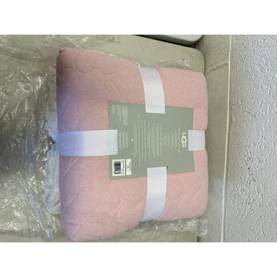 UGG Millie Plush Reversible Quilt Set, 1 Quilt & 1 Sham, Twin - Pink Shell