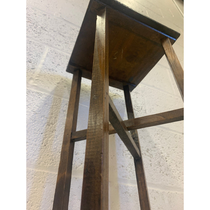 17" x 10" x 10" Small Wooden Table/ Nightstand, Light Brown, End/ Accent Table