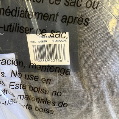 UGG Terra Quilt Full/Queen, Bedroom Bedding Soft Reversible - Charcoal Grey
