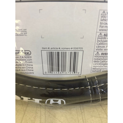 Plasticolor Honda Deluxe Steering Wheel Cover: Leather-Like, Fits 14.5-15.5"