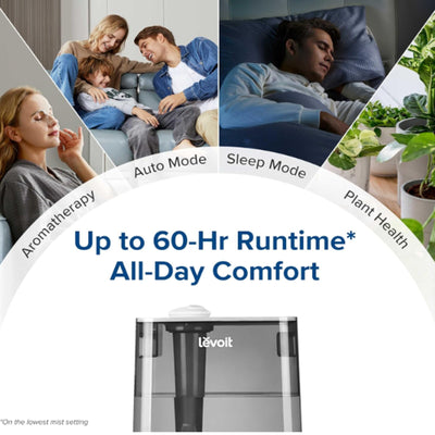 LEVOIT Smart Humidifiers 6L Cool Mist Top Fill Essential Oil Diffuser