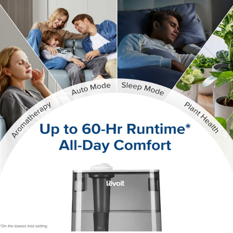 LEVOIT Smart Humidifiers 6L Cool Mist Top Fill Essential Oil Diffuser