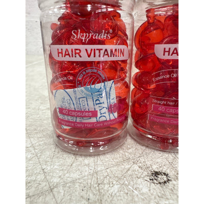 Lot Of 2- Skpradis Hair Vitamin Oil Capsules 40 Capsules Each - SEALED