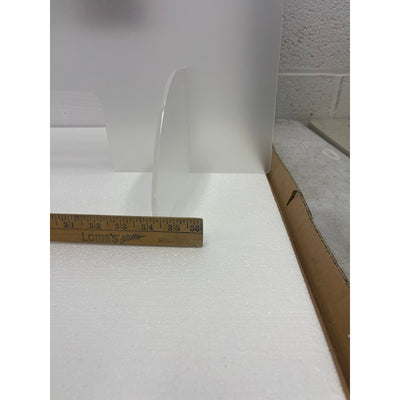 Paquete de 4 protectores de plexiglás de 99 x 78 x 3 mm de grosor con base de 30 cm