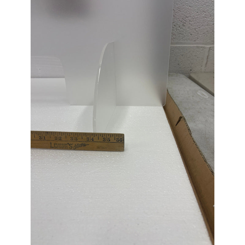 4-PACK Plexiglass Protective Shield Sneeze Guard 39" x 31" x 1/8" 12" Stand Base