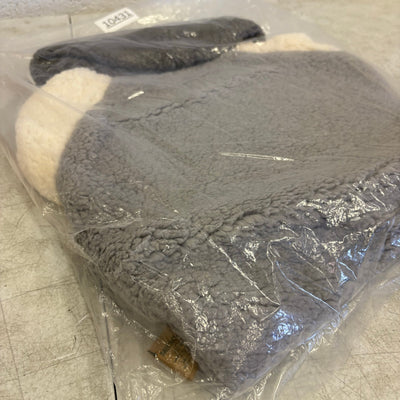 Koolaburra by UGG Pet Fuzzy Theo Hoodie Dog - 20-21" Collar, Gray / White - XL