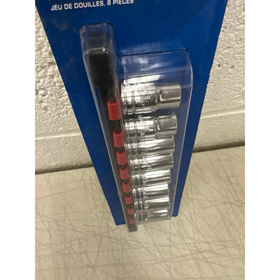 DieHard 1/2" Drive 6-Point Socket Set, SAE, 8-Piece, Hand Tools - DHP55250