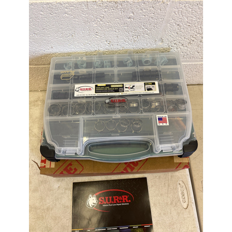 SUR & R Auto Parts Coolant Line Connector Repair Kit, Car Parts Auto Tools CLC50
