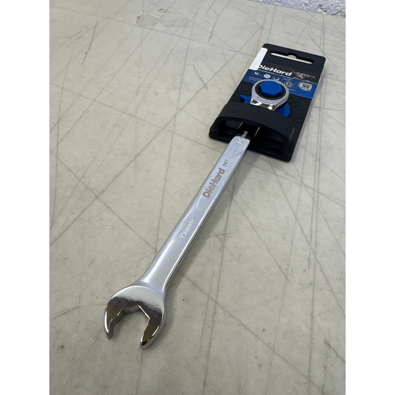 DieHard 10 mm Ratcheting Wrench, 4" Swing Arc 90 Tooth, Hand Tools - DHP55013