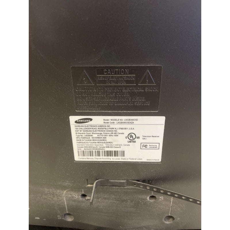 Samsung - 32" Class TV, 720p Television, 60Hz, LCD HDTV LN32B360C5D with Stand