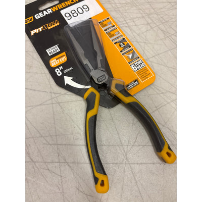GEARWRENCH 8 in. PITBULL Dual Material Long Nose Pliers, Hand Tools - 82177C