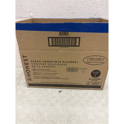 84-Count The Honest Company Size-5 Clean Conscious Diapers for Delicate Skin