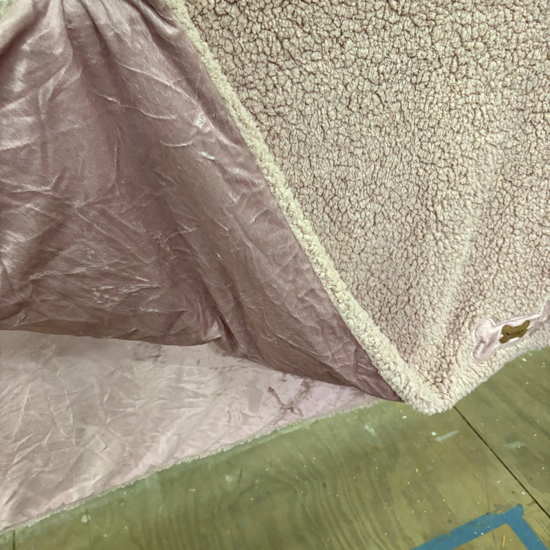 Koolaburra by Ugg Dog Blanket 40" x 50" Dual Sided Soft & Fuzzy - Pink