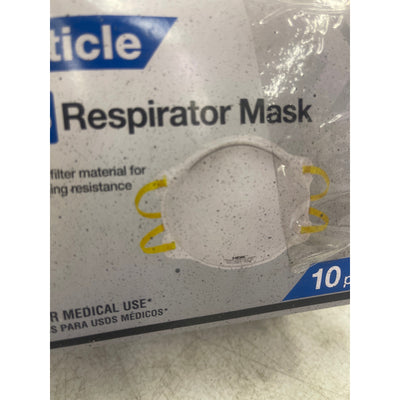 LOT-OF-40 HDX N95 Disposable Adult Respirator Mask Head Strap Medium/Large White