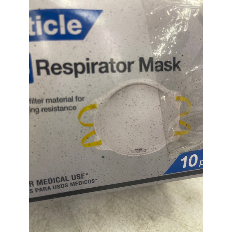 LOT-OF-40 HDX N95 Disposable Adult Respirator Mask Head Strap Medium/Large White