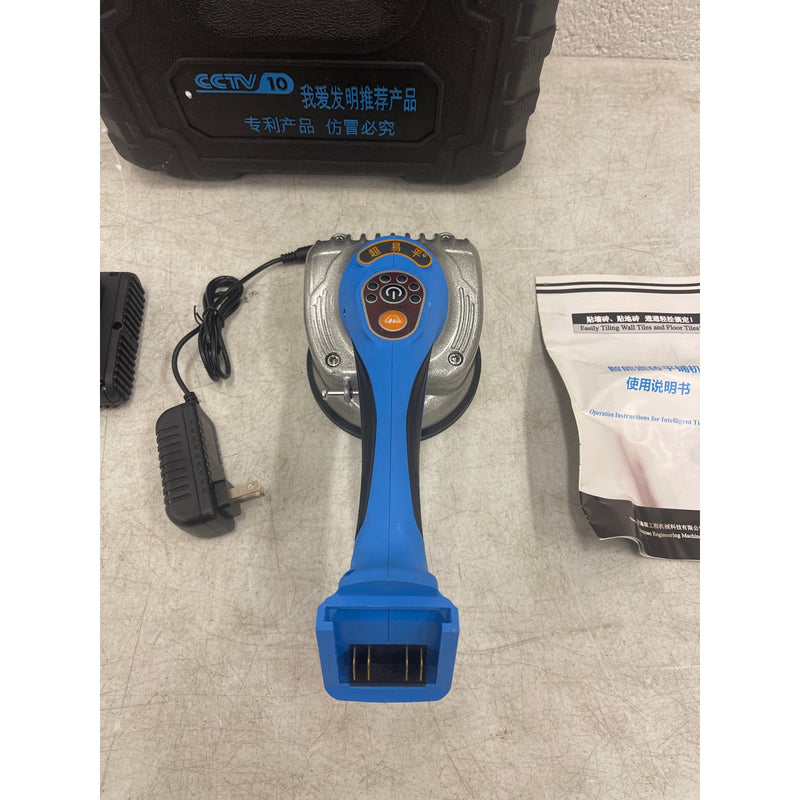 Smart Tile Tiling Machine with Battery and Charger - Blue/Black Flooring Tool