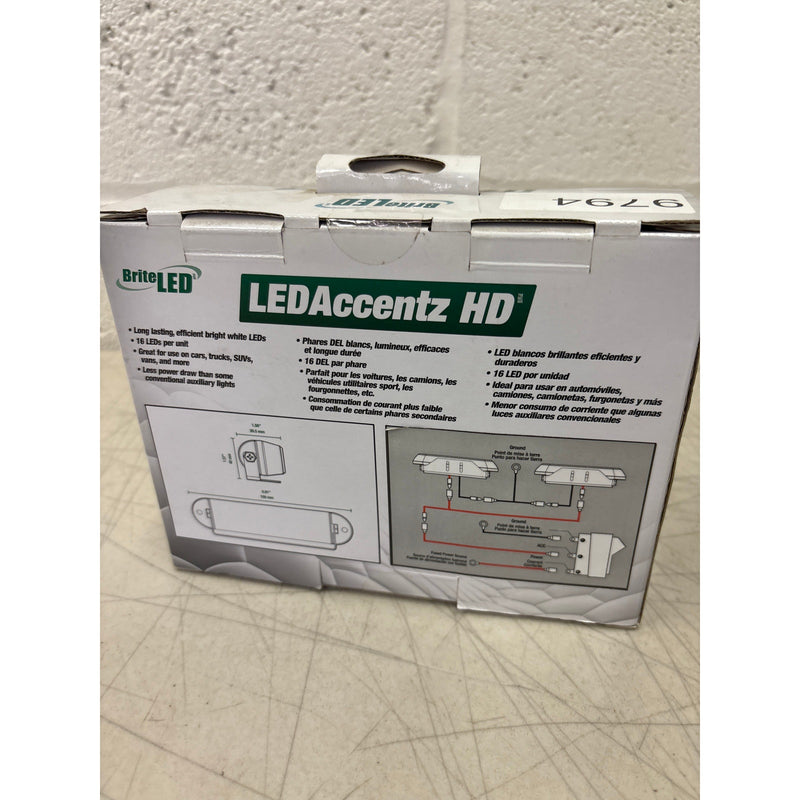 BriteLED LEDAccentz HD Plug & Play LED Driving/Fog Light Kit Car Lights - 71308