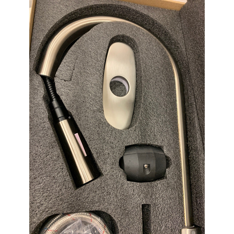 zbslore Sink Faucet with Pull Down Single Handle, Kitchen Stainless Steel