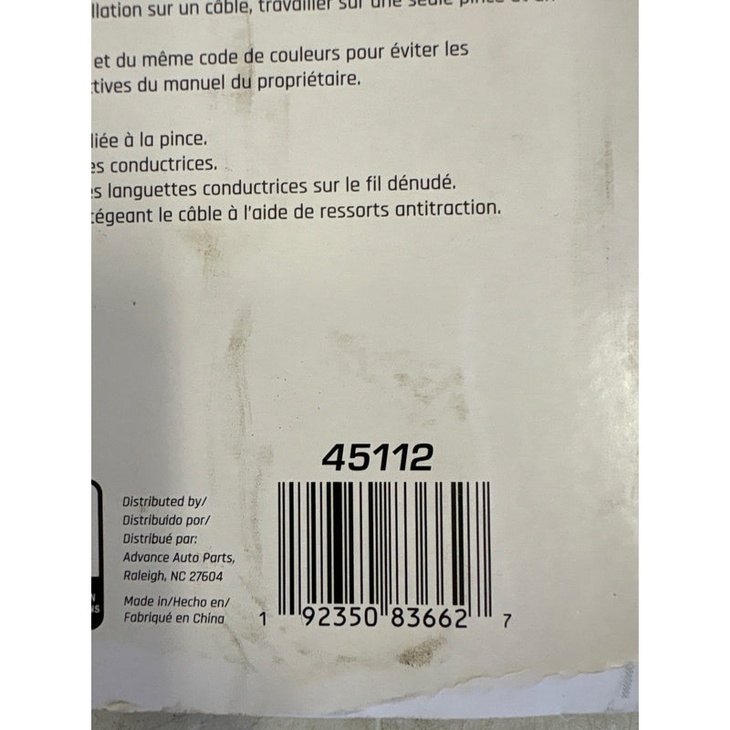 DieHard Battery Accessories 600P HD Booster Cable Clamps, For Side or Top Post