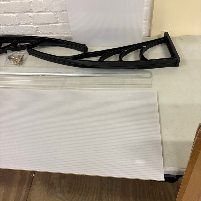 40" x 40" VINGLI Window Awning Door Canopy Exterior, Awning Door Polycarbonate