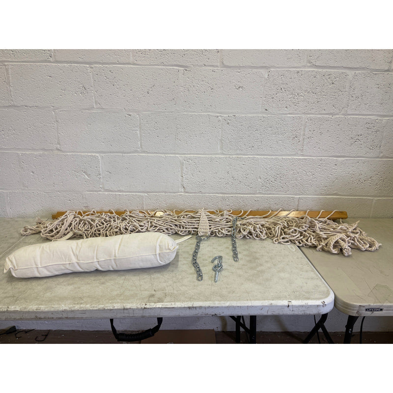 Y- STOP Hammocks, Traditional Cotton Rope Hammock for Two Person, Max 440 Lbs