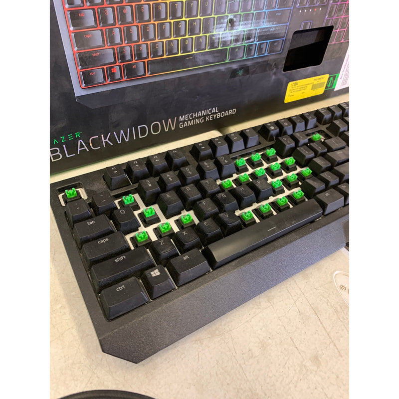 Razer BlackWidow Wired Mechanical Gaming Keyboard for PC, Wired, Missing Keys