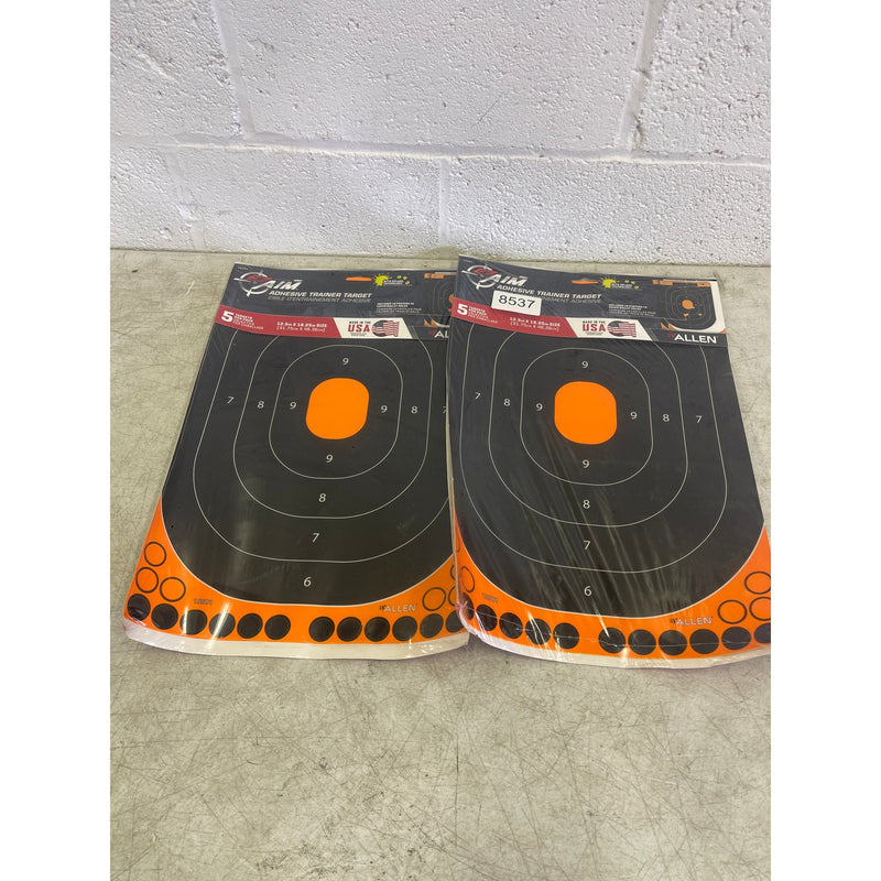 2-Packs-of-5 Allen Company EZ Aim Splash Reactive Adhesive Paper Shooting