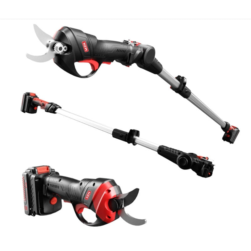 MZK 2-IN-1 Cordless Electric Pole Pruning Shears 20V Battery Powered Pruner 13Ft